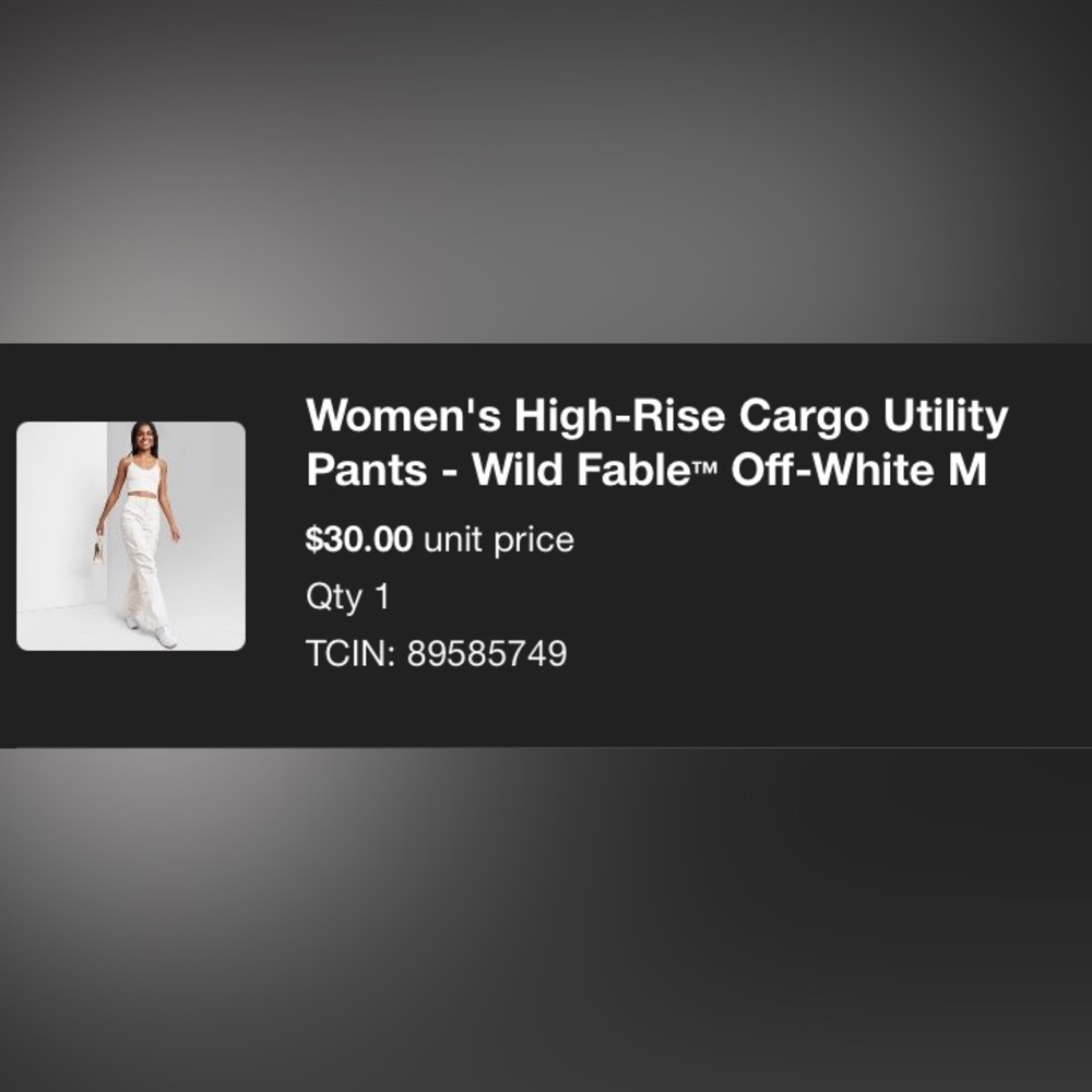 High Rise Cargo Pants - Picture 4 of 4